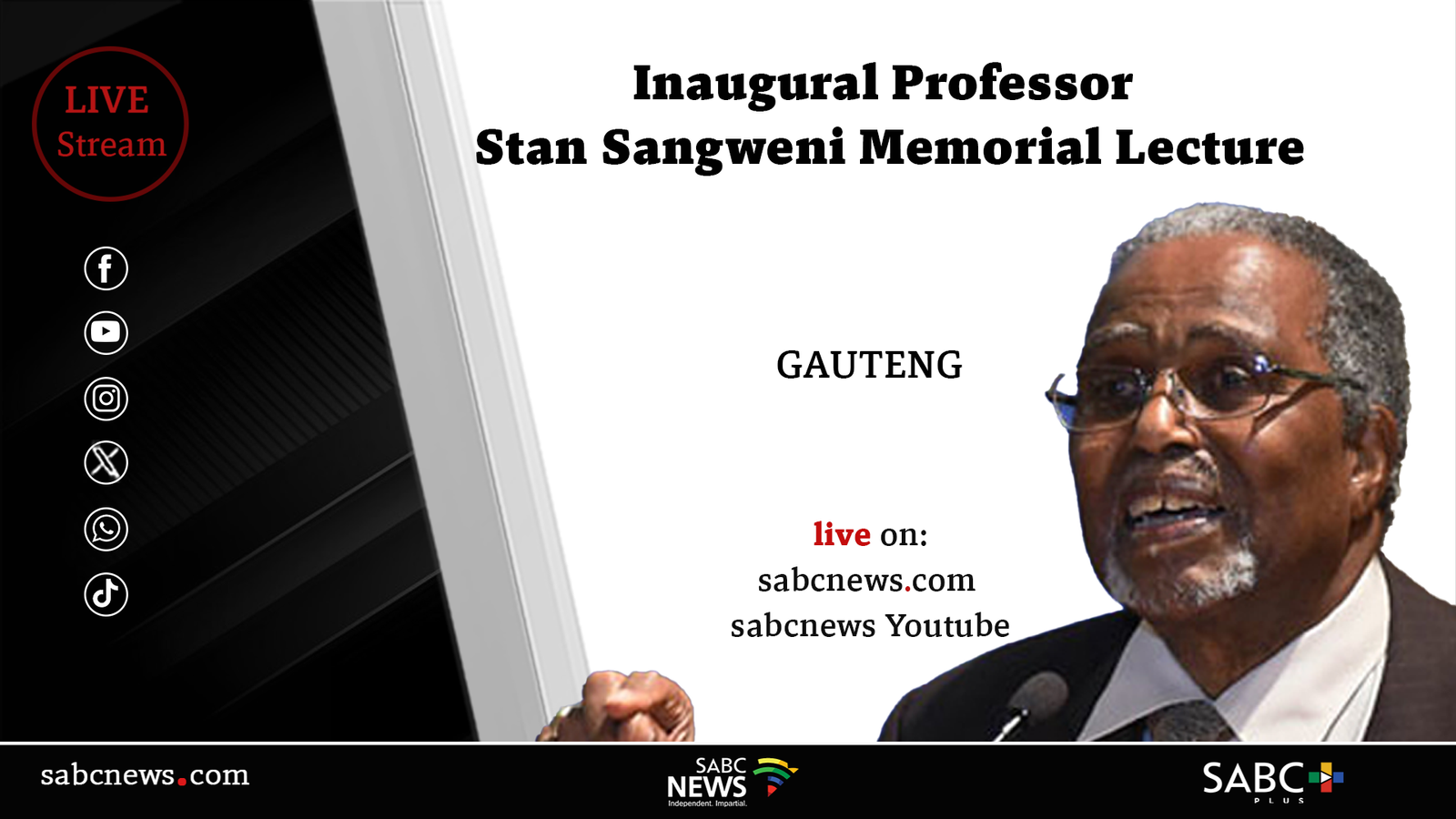 LIVE: Inaugural Professor Stan Sangweni Memorial Lecture