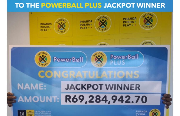 Empangeni Father Claims R69 Million PowerBall PLUS Jackpot