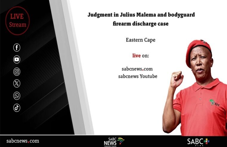 LIVE: Judgment in Malema firearm discharge case – SABC News
