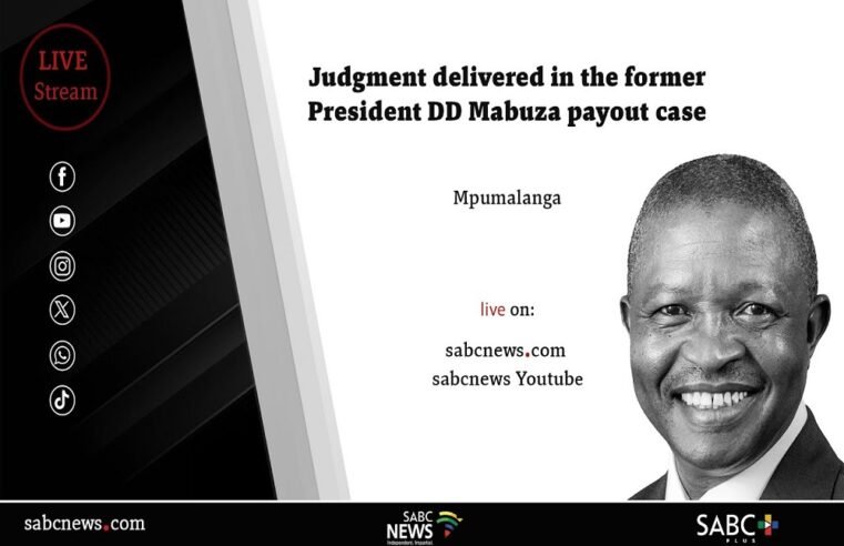 LIVE | Court delivers judgment in DD Mabuza investment payout case – SABC News