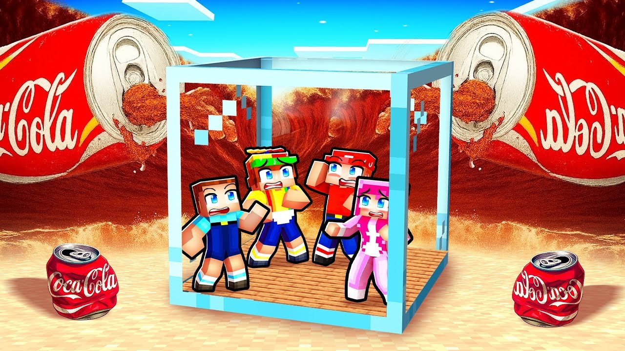 Coca Cola Tsunami vs Doomsday Bunker in Minecraft!