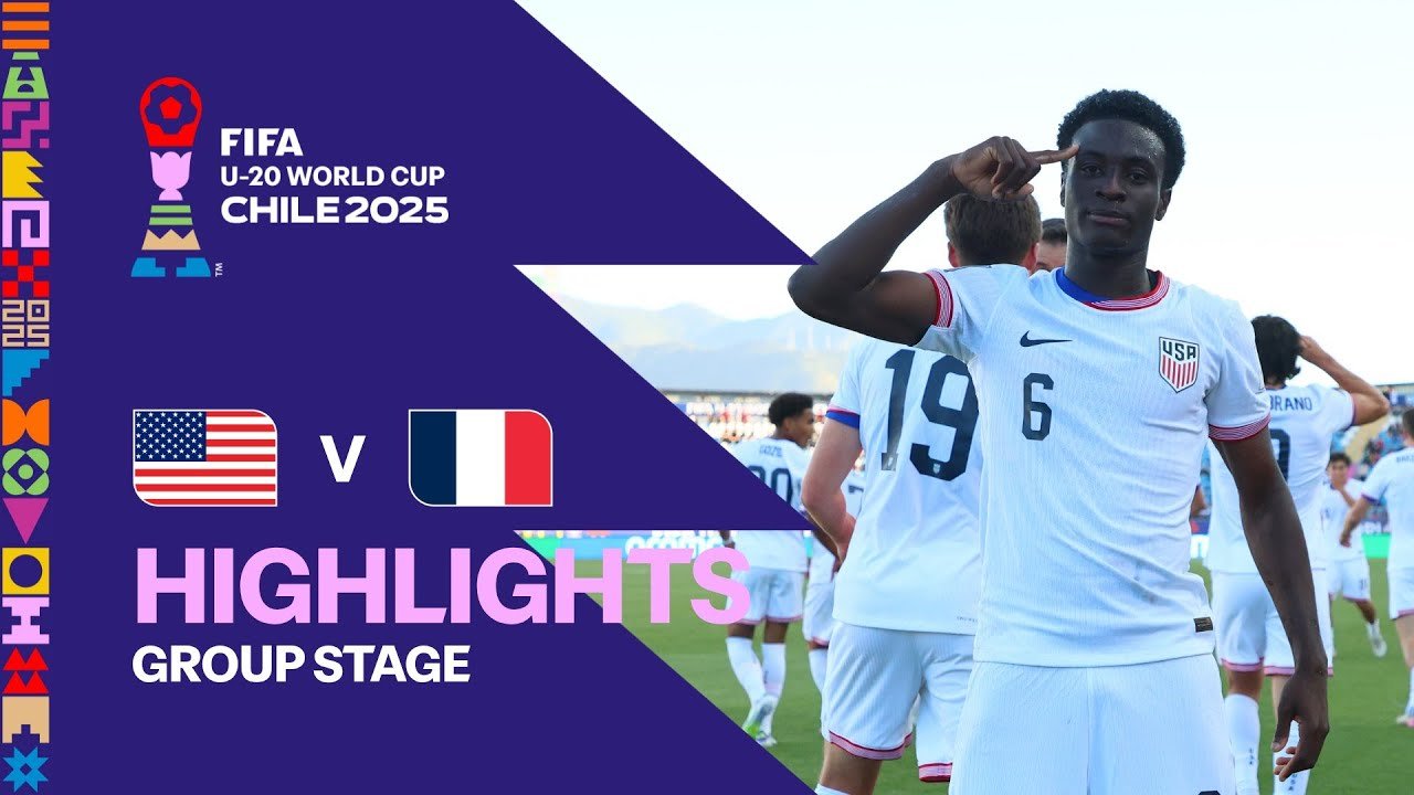USA vs France Highlights | FIFA U-20 World Cup Chile 2025