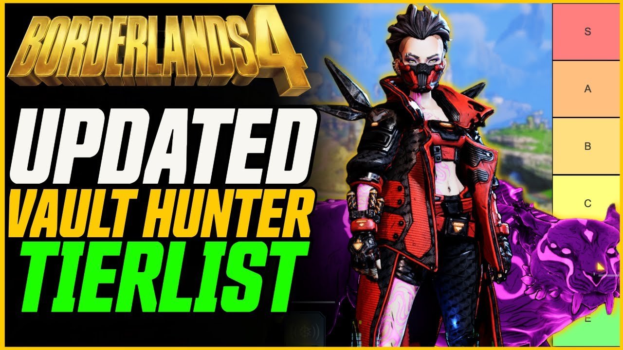 UPDATED Best Vault Hunter Tierlist (All Trees Ranked!) // Borderlands 4 Vault Hunters Ranked