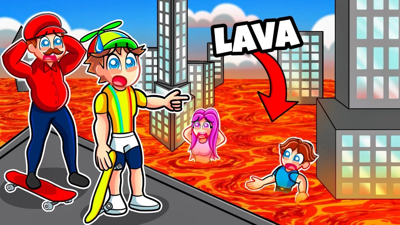 Skate, But the Floor is LAVA!