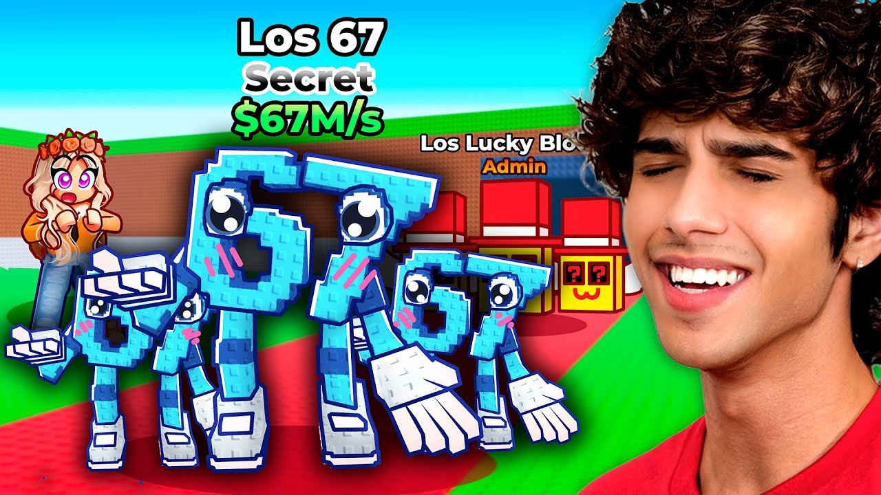 Giving My Crush 100 Los Lucky Blocks For a 0.5% Secret