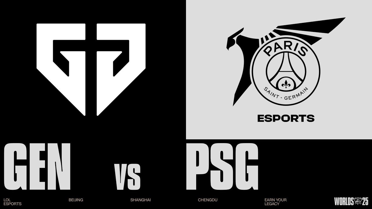 GEN vs PSG | WORLDS 2025 | Swiss