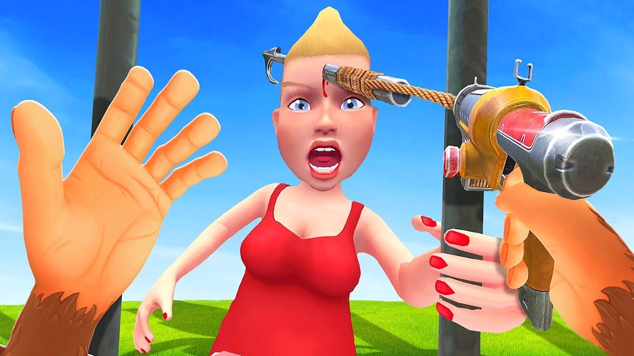 IMPALING Zoo Visitors with Harpoon – I Am Monkey VR