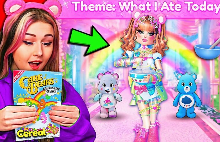 ONLY Dressing As WHAT I ATE In My DAY For EVERY ROUND In DRESS TO IMPRESS… | ROBLOX Challenge