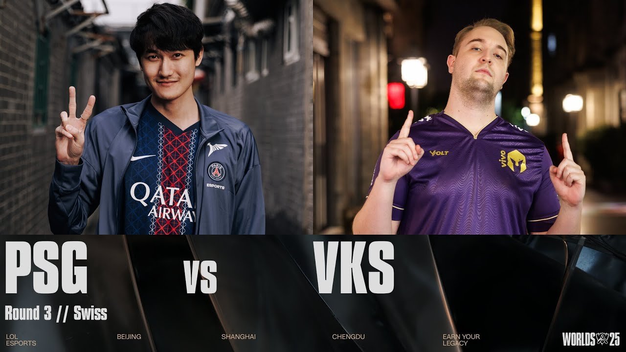 PSG vs VKS | WORLDS 2025 | Swiss