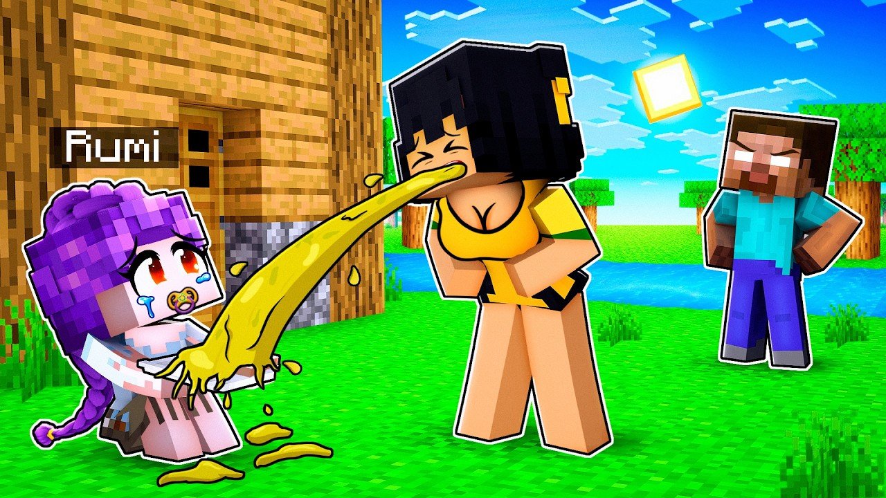 She ONLY Wanted to ADOPT RICH BABYS KPOP DEMON HUNTERS In Minecraft