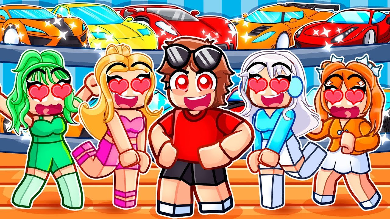 RIZZING GIRLS With My 30 SUPERCAR GARAGE In Roblox DRIVING EMPIRE…