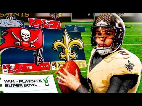 If We Lose, Our Season is OVER in Madden 26 Saints Franchise