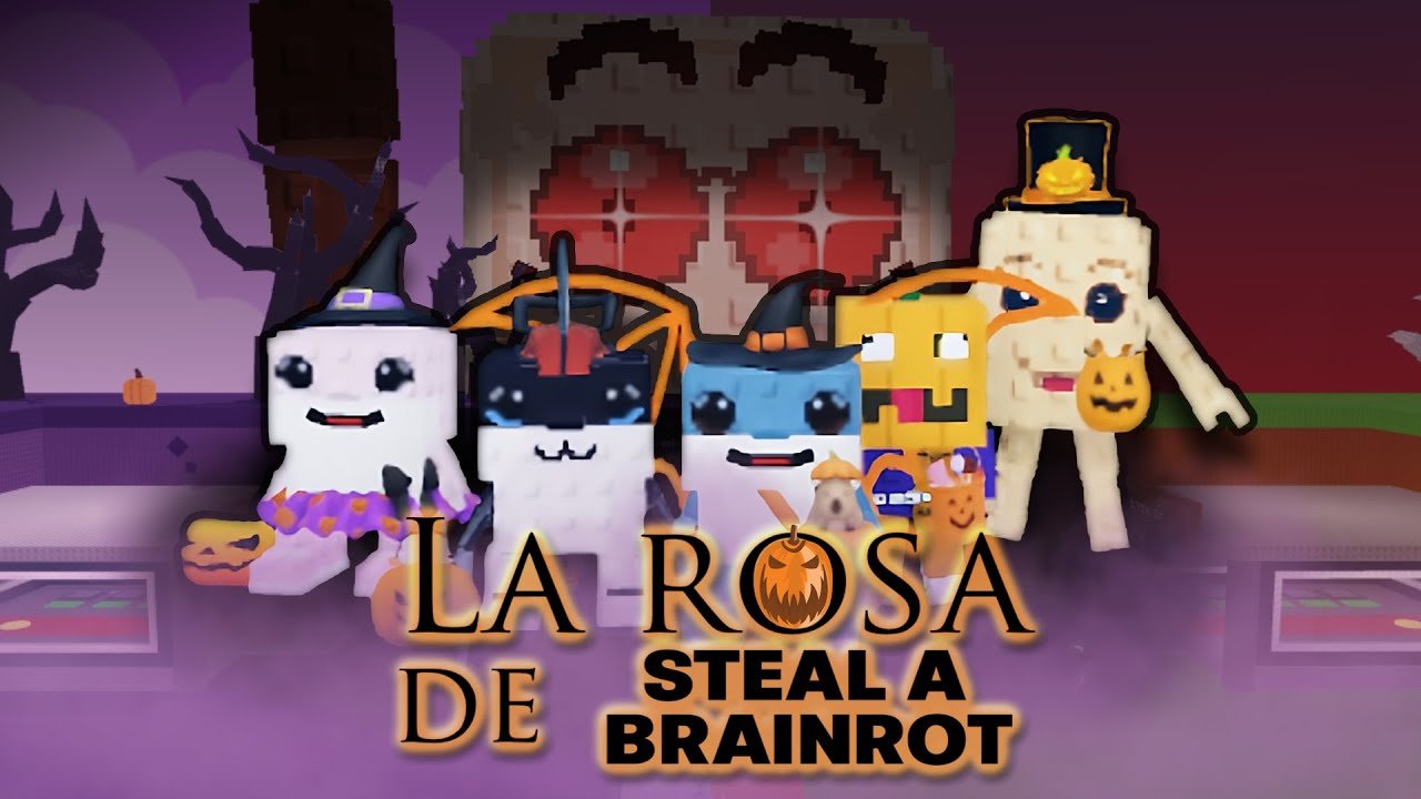 La Rosa de Steal a Brainrot Especial de Halloween