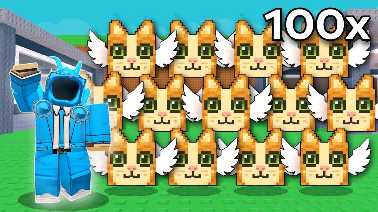 I Opened 100 MEOWL Lucky Blocks in Steal A Brainrot