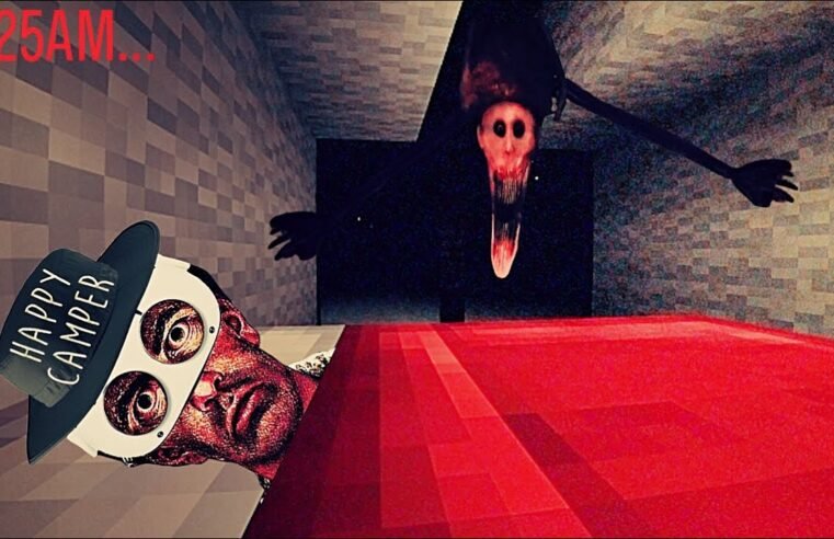 I Camped Overnight in VR Minecraft with Horror Mods