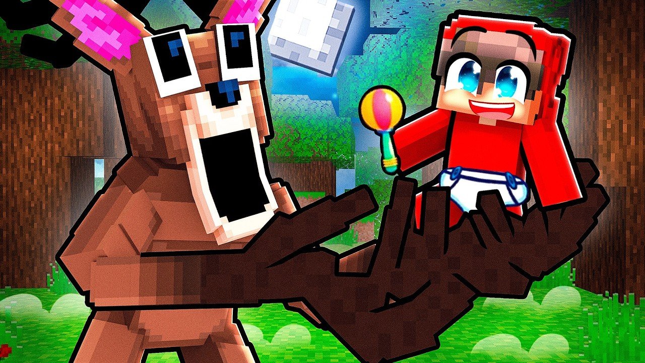 Adopted by the DEER MONSTER in Minecraft…