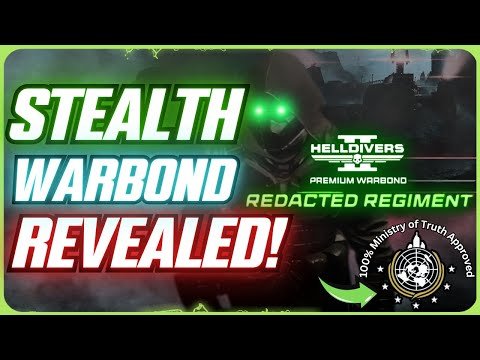 Helldivers 2 – Everything You Want to Know about the Redacted Regiment Stealth Warbond