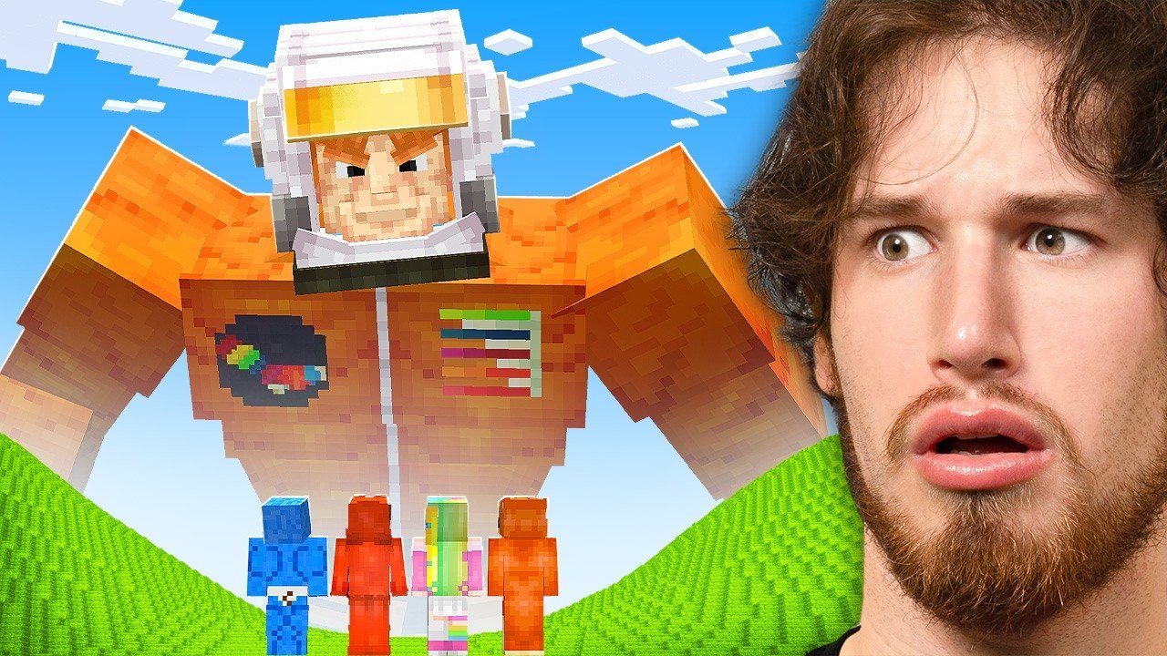 Minecraft Manhunt But I’m MASSIVE