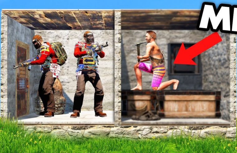 I Built a Secret Wall Bunker in Vanilla Rust