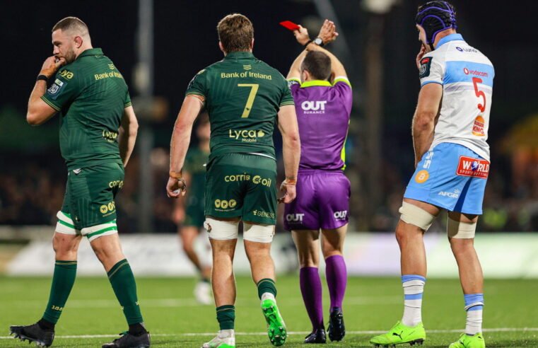 Ref lashed over Connacht-Bulls red card