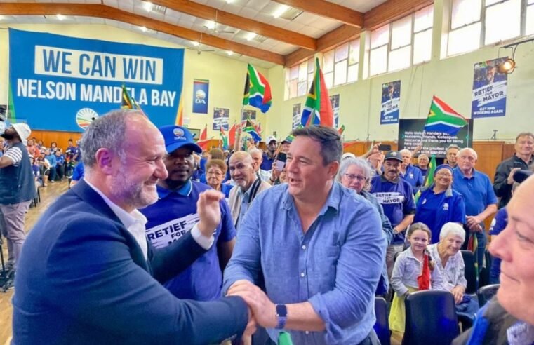 DA targets outright majority for Mandela Bay Metro in 2026 LGE – SABC News