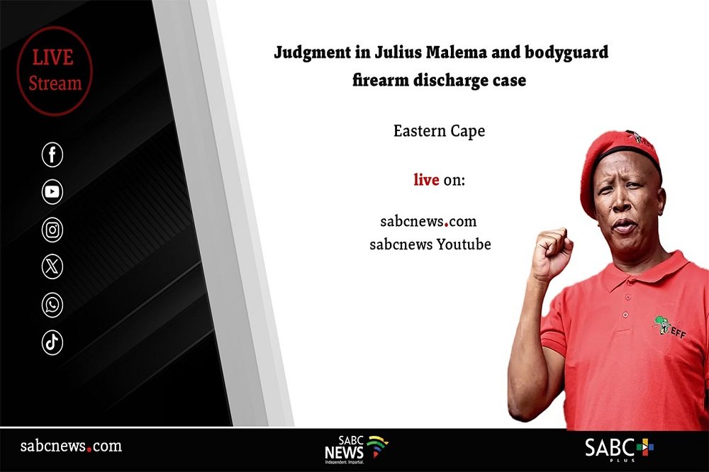 LIVE: Judgment in Malema firearm discharge case
