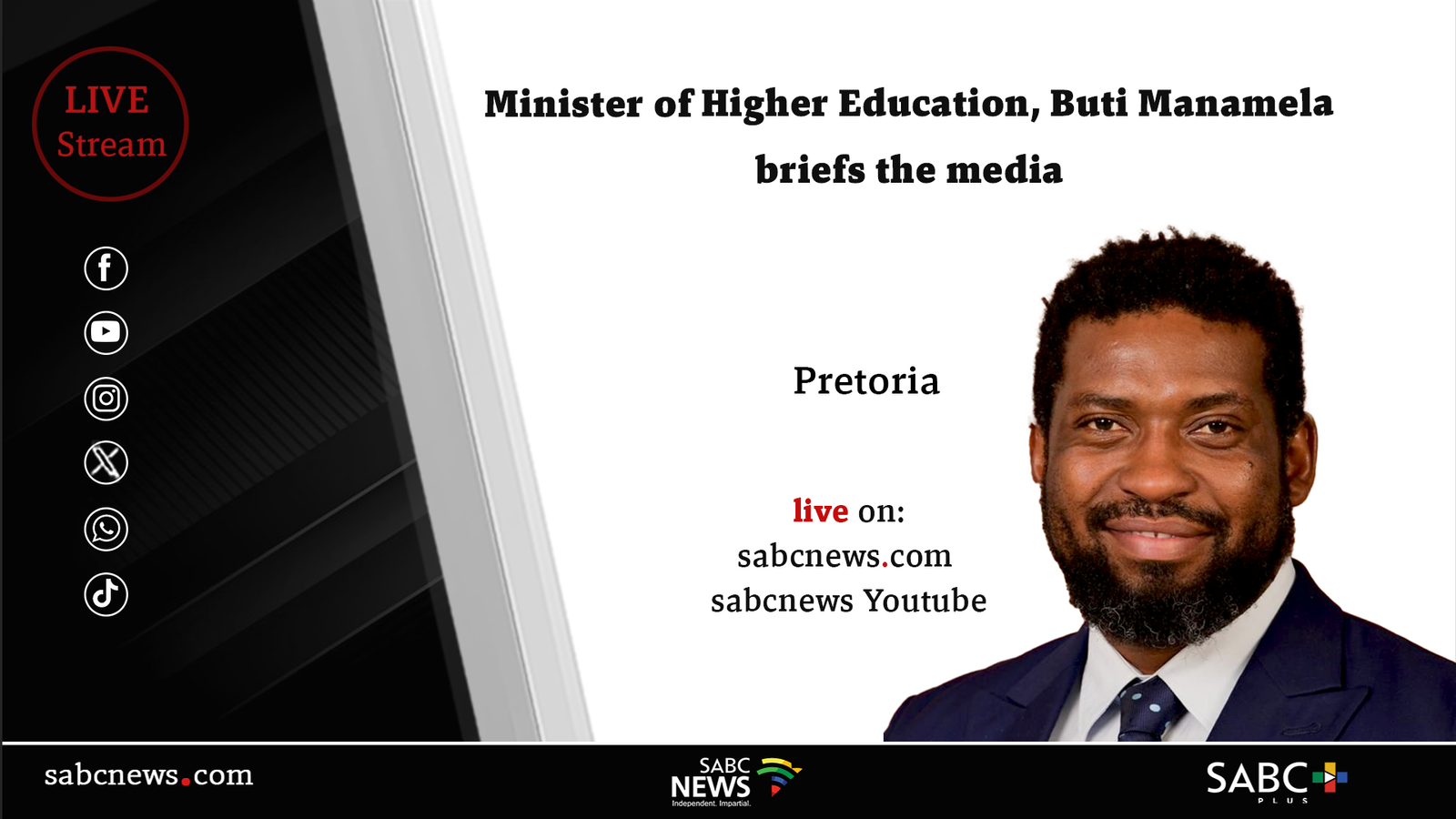 LIVE: Minister Manamela briefs the media on situation at Fort Hare