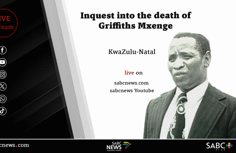 LIVE: Inquest into Griffiths Mxenge’s murder resumes in KZN – SABC News