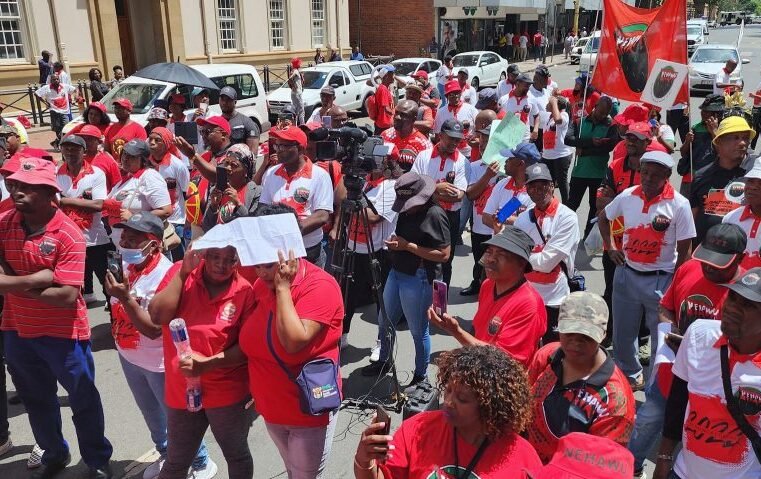 NEHAWU members march over corruption at Tembisa Hospital – SABC News