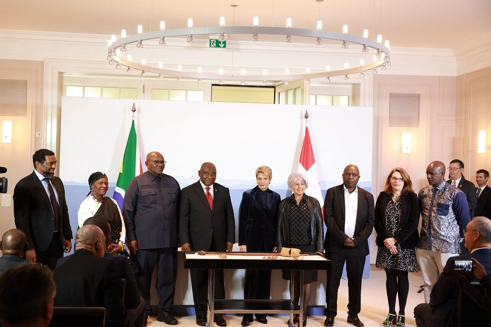 Ramaphosa reaffirms commitment to strengthen SA-Switzerland relations – SABC News