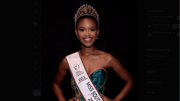 Government congratulates Qhawekazi Mazaleni on Miss SA 2025 crowning – SABC News