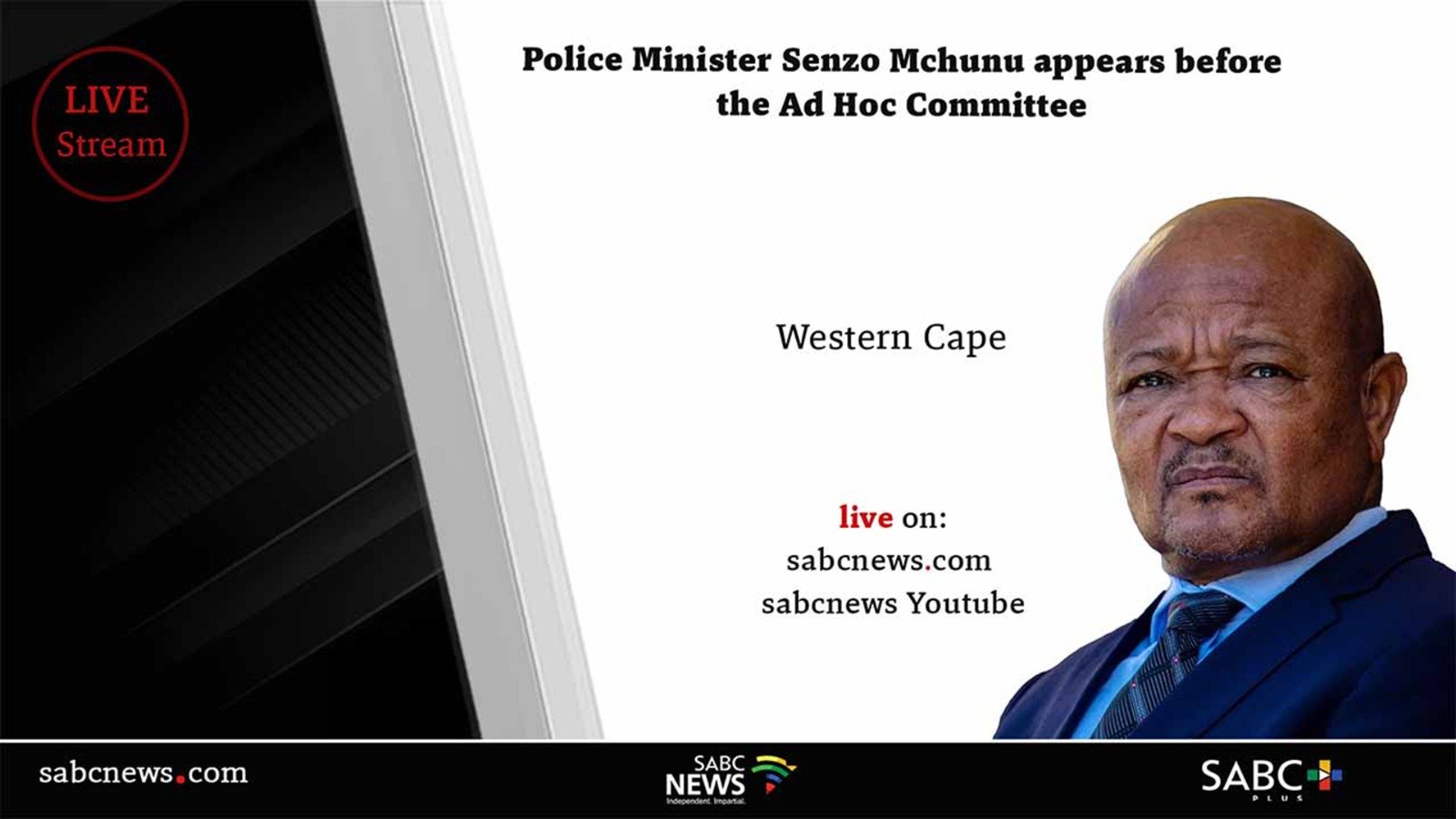 LIVE | Police Minister Senzo Mchunu appears before Ad Hoc Committee