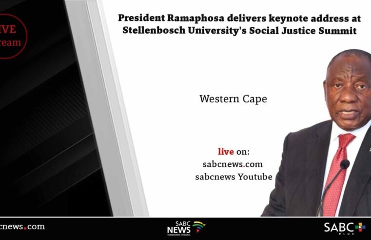 LIVE | Ramaphosa addresses Stellies’ Social Justice Summit