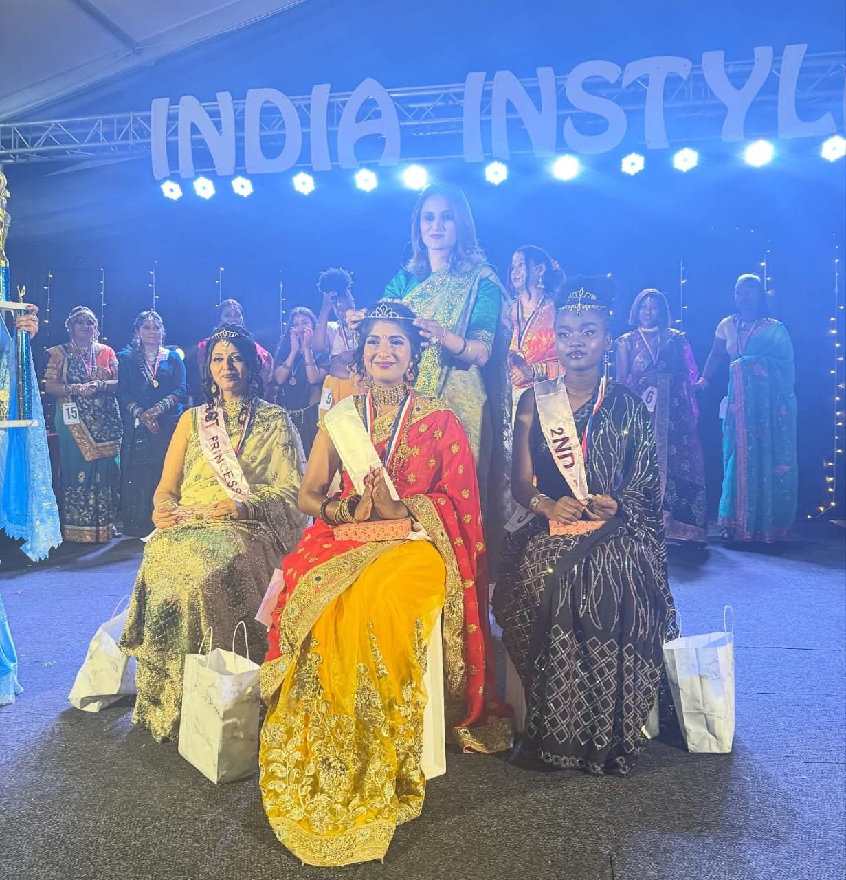 Glitz, Glamour, and Grace at the Grand Finals of the Pinky Mothie Sari Queen Contest
