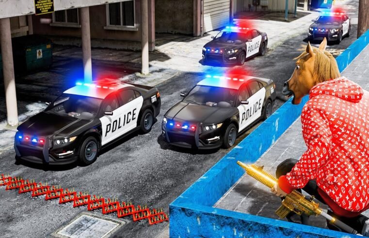 Setting Spike Traps To Stop Cops In GTA 5 RP