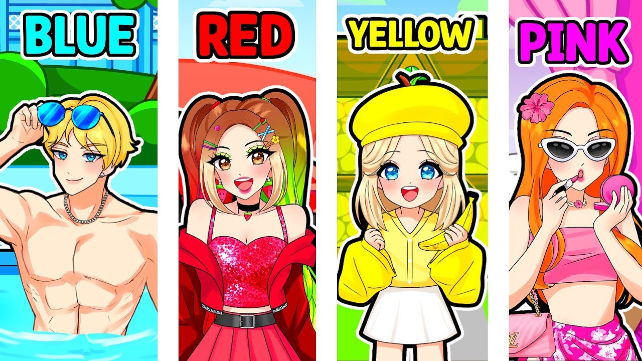 24 HOURS in a ONE COLOR Brookhaven World..