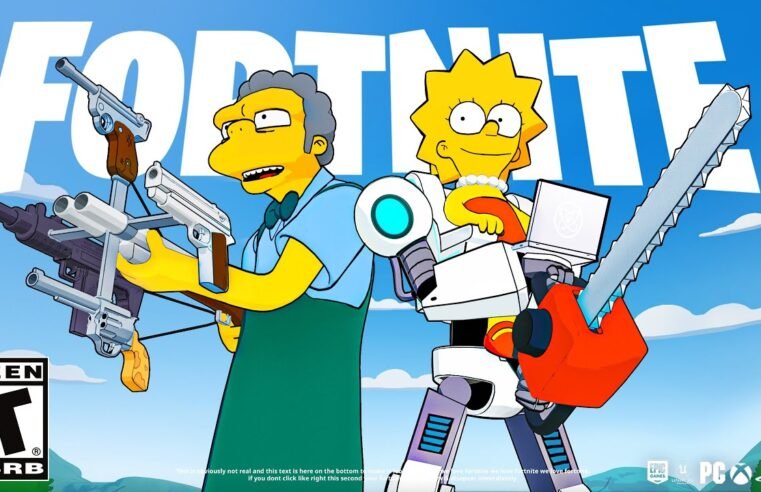 Our FIRST UPDATE Of Fortnite SIMPSONS!