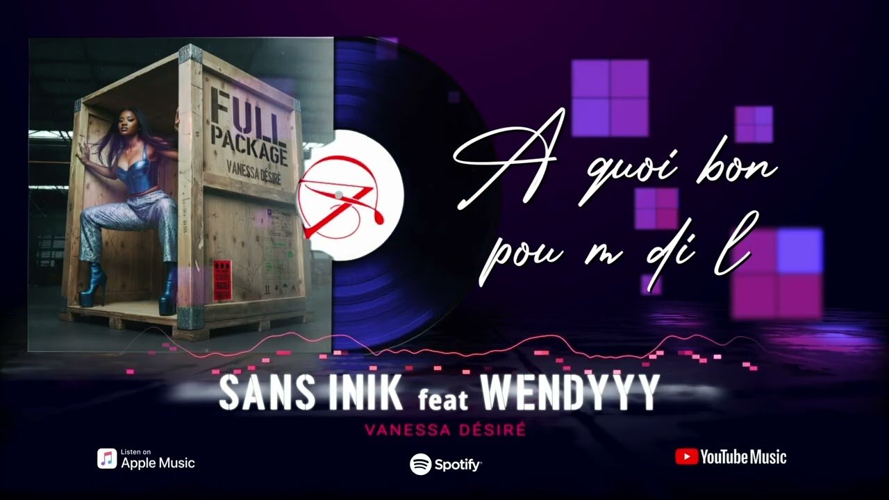 Vanessa Désiré  –  SANS INIK feat WENDYYY  [Lyrics Video]
