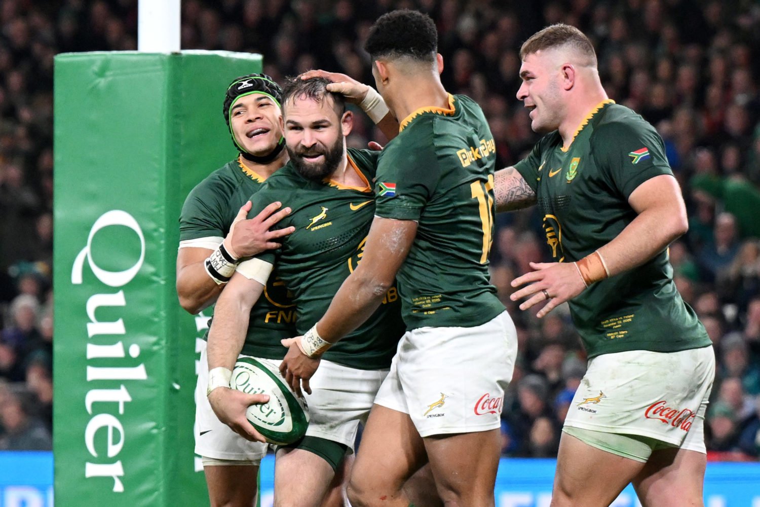 Springboks overturn Dublin hoodoo
