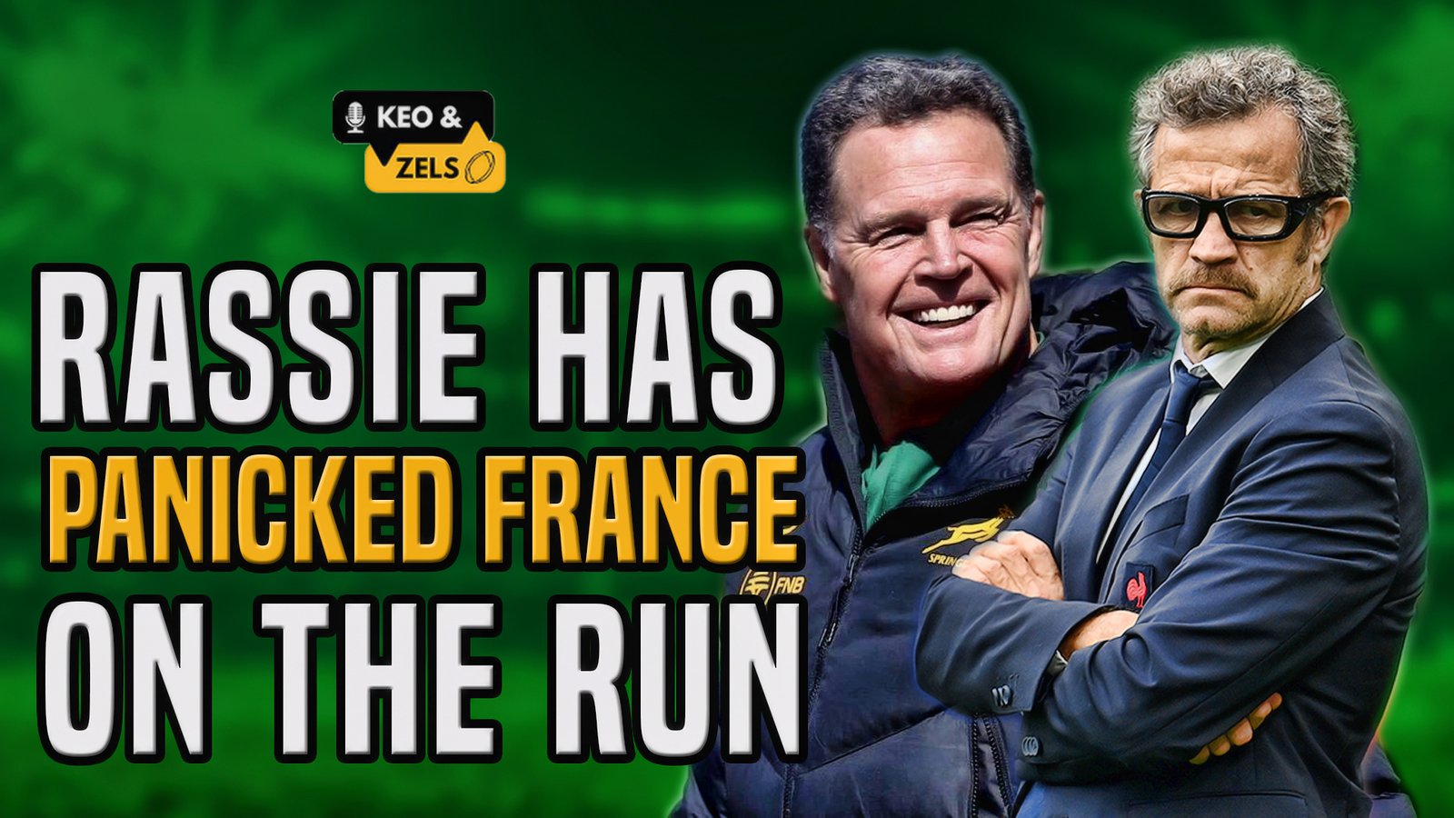 Rassie has panicked France on the run