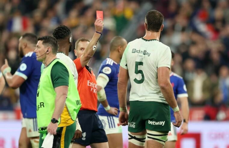 Schalk on Lood red card