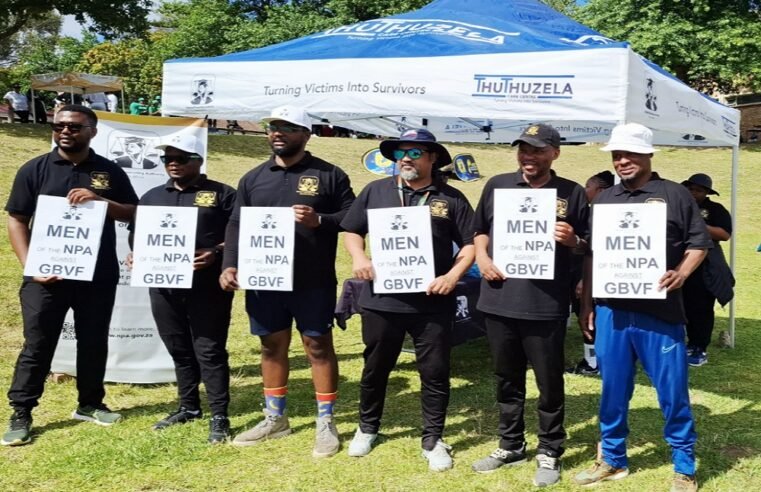 NPA Men Ambassadors stage silent picket as 16 Days of Activism begins – SABC News