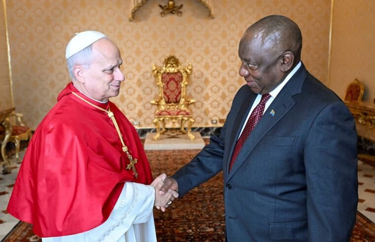 Pope Leo meets President Ramaphosa at the Vatican – SABC News