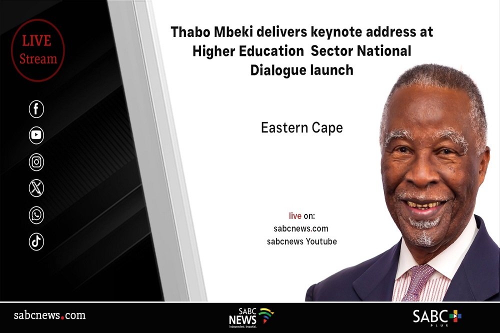 LIVE | Mbeki delivers keynote address at EC Higher Education Sector National Dialogue launch