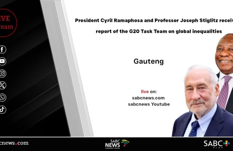 LIVE: Ramaphosa, Prof. Stiglitz receive report from G20 Task Team