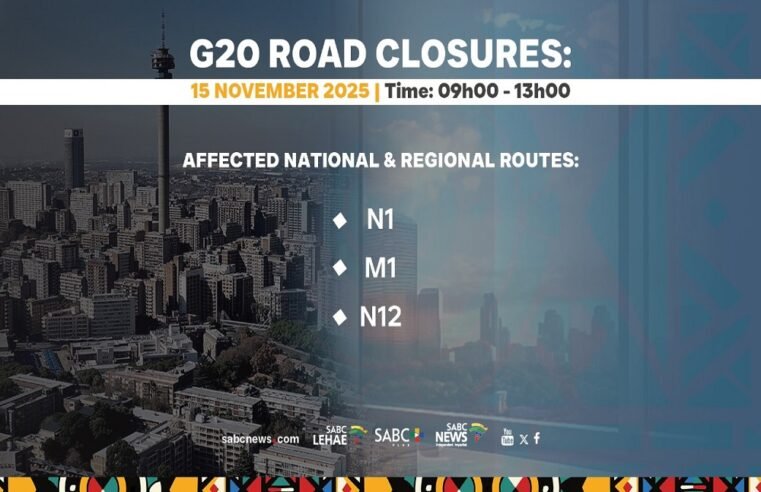 Joburg motorists cautioned to prepare for expected road closures