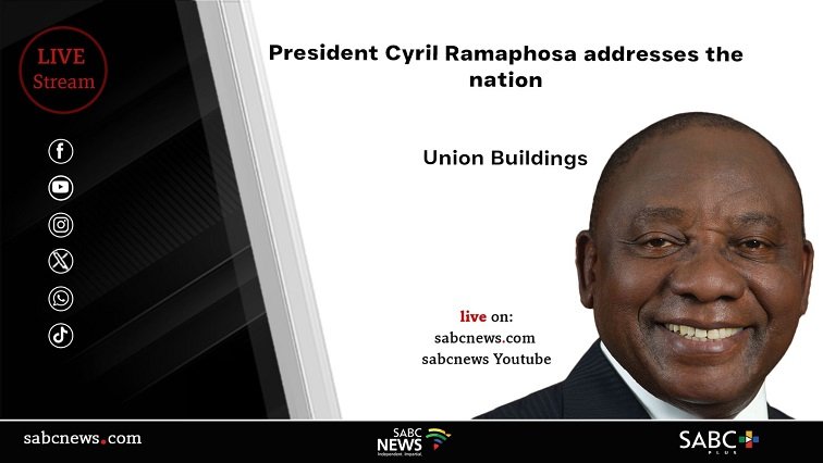 LIVE: President Cyril Ramaphosa addresses the nation