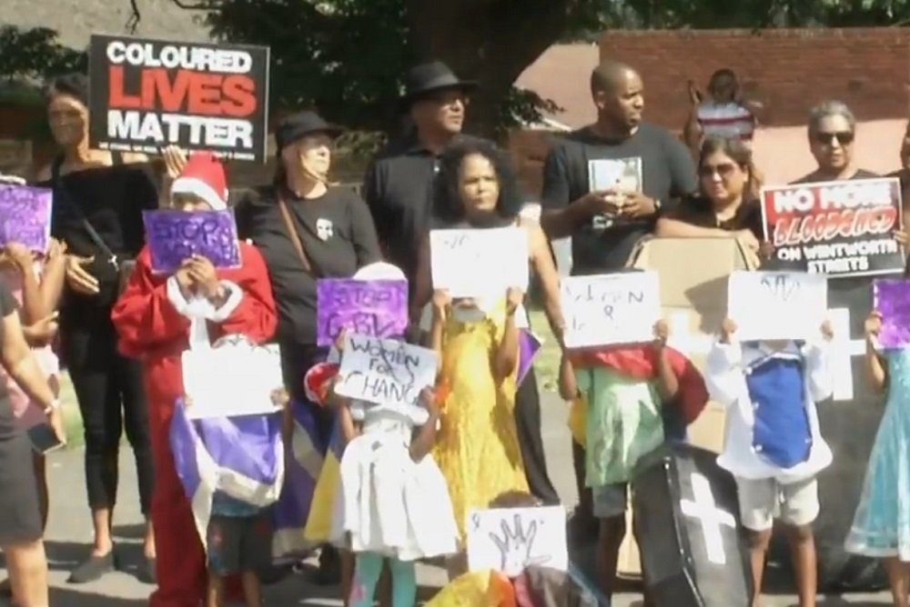 Wentworth residents protest against gang violence